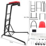 Foldable Topside Creeper, Automotive Engine Creeper with 45”-66” Adjustable Height, 400LBS Capacity High Top Automotive Creeper with 4 Swivel Caster Wheels and - Image 6