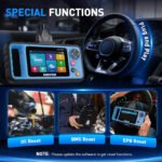 AVAPOW OBD2 Scanner, Code Reader for Engine ABS SRS Transmission Diagnostic, Scan Tool with 3 Reset Services, AutoVIN, Battery & Performance Test, Free Lifetime - Image 4