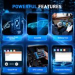 AVAPOW OBD2 Scanner, Code Reader for Engine ABS SRS Transmission Diagnostic, Scan Tool with 3 Reset Services, AutoVIN, Battery & Performance Test, Free Lifetime - Image 7