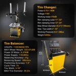 HPDMC Tire Changer and Wheel Balancer Combo - 110V Garage Tire Machine Set with S100 Wheel Balancer (±1g Accuracy, 7s Cycle) and 1.5HP Tire Changer for 11''–24' - Image 8