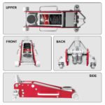 JACK BOSS Floor Jack 3 Ton Hydraulic Low Profile Aluminum and Steel Racing Car Jack with Dual Pump, Rapid Lift - Image 2