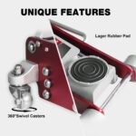 JACK BOSS Floor Jack 3 Ton Hydraulic Low Profile Aluminum and Steel Racing Car Jack with Dual Pump, Rapid Lift - Image 3