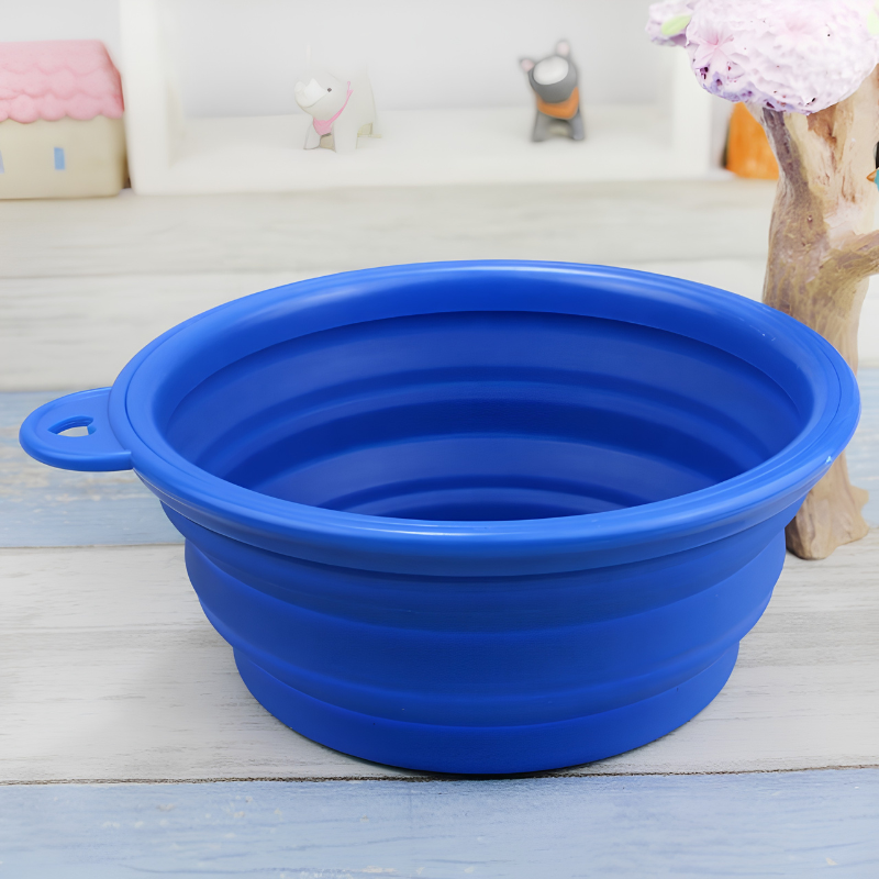 Collapsible Silicone Pet Travel Bowl for Food and Water - Image 3