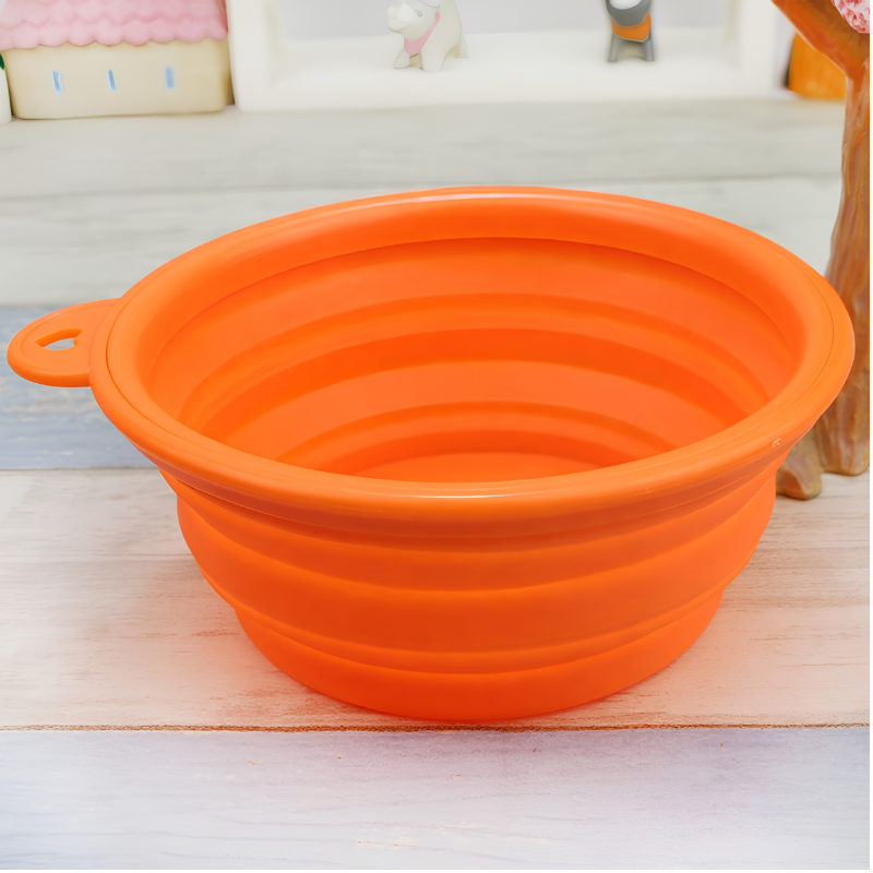 Collapsible Silicone Pet Travel Bowl for Food and Water - Image 5