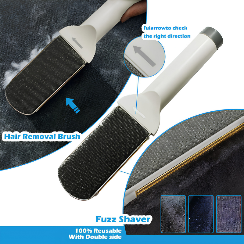 4-in-1 Pet Hair Remover Roller for Clothes, Sofas, Bedding, and Car Seats - Image 2